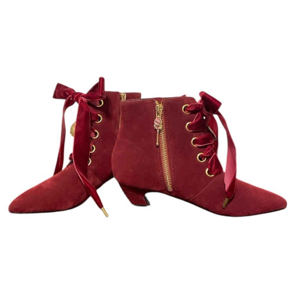 Sailor Moon Crystal Velvet Lace-Up Ankle Boots - Picture 3 of 5